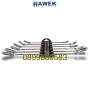 Удължени подвижни  ключове звезди с тресчотка 8-19мм Hawek, снимка 2