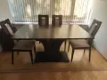 трапезна маса със столове, снимка 1