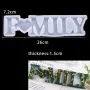 Силиконов молд табела надпис Family/ Love/ Home, снимка 2