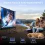 Нов Смарт Мини Прожектор Polocsh (4K Поддръжка, Android 11, WiFi, Bluetooth, Електрически Фокус), снимка 3