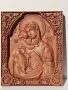 Икона на Света Мъченица Дария - авторска дърворезба, снимка 3