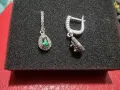 Нови,изящни сребърни обеци , снимка 4
