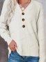 Дамски ежедневен моден плетен пуловер с V-образно деколте, 5цвята - 023, снимка 2