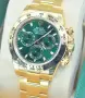 Rolex Daytona 18k Gold Green , снимка 6