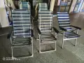 Сгъваем стол, шезлонг люлеещ за плаж, с регулиране на наклона , снимка 9