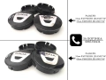 Капачки за джанти за Volkswagen Audi Bmw Mercedes Subaru Kia Volvo Oz Dacia Ford Seat Skoda Mazda , снимка 6