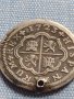 Сребърна монета 2 реала 1723г. Филип пети Севиля Испания 14943, снимка 4