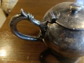 Сребърен английски чайник, снимка 4