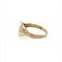 Златен дамски пръстен 1,53гр. размер:57 14кр. проба:585 модел:22322-1, снимка 2