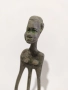 Стара африканска бронзова статуетка, снимка 2