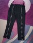 Черен бандажен панталон, номер 29-30, снимка 1