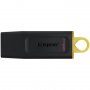 USB Флаш Памет 128GB USB 3.2 Kingston DTX/128GB, Gen 1, DataTraveler Exodia , Черно-жълта