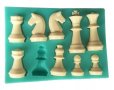 Шах Шахматни големи фигури силиконов молд форма фондан торта украса шоколад гипс фигурки, снимка 1 - Форми - 29792968