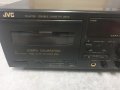 Страхотен двукасетъчен дек JVC TD-W718 В много добро състояние. Работи без забележки. Made in Malays, снимка 8