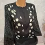 Дамска Черна Риза, снимка 4
