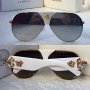 Versace 2020 унисекс слънчеви очила с кожа дамски,мъжки слънчеви очила, снимка 1 - Слънчеви и диоптрични очила - 30675725