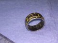 Стар ВИНТИДЖ АРТ МОДЕЛ СРЕБЪРЕН ПРЪСТЕН ПАТИНИРАНО СРЕБРО 925 Тип ХАЛКА РЪЧНА РЯДКА ИЗРАБОТКА 39988, снимка 15