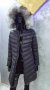 Philipp Plein дамско дълго яке с естествен косъм на качулката , снимка 1
