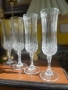 Френски кристални чаши за шампанско 4 броя -20.5  см височина  Цена-40 лв, снимка 4
