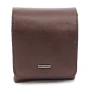 Мъжка чанта естествена кожа в кафяво с капак- Високо качество Код на продукта:K-026, снимка 1