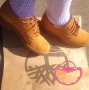 ПРОМО 🍊 TIMBERLAND № 36-36½-37 🍊 Дамски обувки в цвят камел от ест. кожа нови с кутия, снимка 1 - Дамски елегантни обувки - 21977608