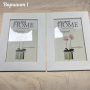 Двойна дървена рамка за снимки тип книга за снимка размер 10х15см, снимка 1 - Други - 44549787
