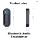 Bluetooth 5.0 предавател 3.5MM жак аудио адаптер безжичен Bluetooth стерео аудио предавател , снимка 4