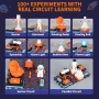 Нов STEM комплект с над 100 експеримента – електрически вериги за деца, снимка 2