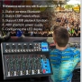 Професионален 7-канален студиен миксер Depusheng HT7 Bluetooth с USB DJ MP3 жак , снимка 4