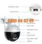 Безжична WiFi камера 6MP, IP камера за видеонаблюдение, тип сфера, снимка 5