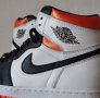 Nike Air Jordan 1 High Electro Orange Нови Оригинални Мъжки Обувки Кецове Маратонки Размер 42 Номер , снимка 2