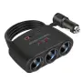 Разклонител за запалка с 3 гнезда USB Type-C и мощност 120W, снимка 1