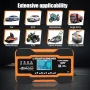 Ново Смарт зарядно 12V 12A за акумулатори – LCD дисплей, бързо зареждане, снимка 9