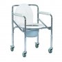 Тоалетен стол с колелца, снимка 1 - Тоалетни столове - 36662740
