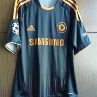 Chelsea Lampard Adidas оригинална футболна тениска фланелка Champions League Челси Лампард 2010/2011, снимка 2 - Тениски - 37733449