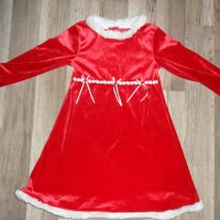 Коледна рокличка за 6 год., снимка 1 - Детски рокли и поли - 31035198