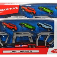 Автовоз с 3 броя колички Dickie Toys / Дики Тойс, снимка 4 - Влакчета, самолети, хеликоптери - 35077826