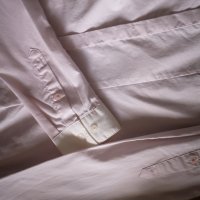 Нова - 60% H&M розова вталена риза с дълъг ръкав 36 номер S, снимка 5 - Ризи - 30139705