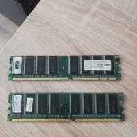 РАМ - 2 x 512MB DDR-400, снимка 1 - RAM памет - 31517237