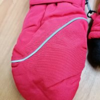 Продавам нови червени детски водоустойчиви ръкавици тип "лапа" с един пръст, снимка 2 - Шапки, шалове и ръкавици - 35137892