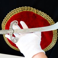 Италиански ятаган,сабя,маркиран. , снимка 2 - Антикварни и старинни предмети - 39618804