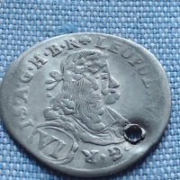 Сребърна монета 6 кройцера 1682г. Сент Виет Каринтия Леополд първи 13782, снимка 3 - Нумизматика и бонистика - 42915784