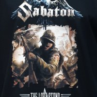 Нова мъжка тениска с дигитален печат на музикалната група Sabaton - The last stand, снимка 7 - Тениски - 36869306