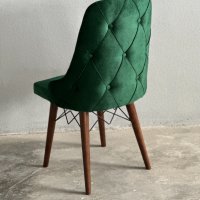 Трапезен стол - зелен, снимка 7 - Столове - 40144291