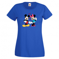 Дамска тениска Mickey & Minnie 7 Мини Маус,Микки Маус.Подарък,Изненада,, снимка 1 - Тениски - 36526272