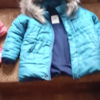 Детско зимно яке размер 116, синьо., снимка 1 - Детски якета и елеци - 42890259