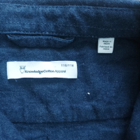 Knowledge cotton apparel риза памук 110-116см, снимка 4 - Детски ризи - 44760793