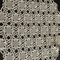 Комплект плетени карета на една кука - ромбоидна форма 4 бр., снимка 6 - Покривки за маси - 29849754