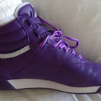 НОВИ оригинални Reebok кецове Alicia Keys Purple Лилави кецове, Размери: 35, 40.5, снимка 5 - Дамски боти - 30410741