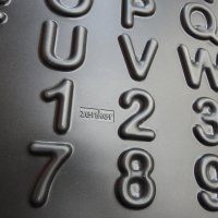 Zenker тефлонова форма за букви и цифри, снимка 3 - Форми - 38062948